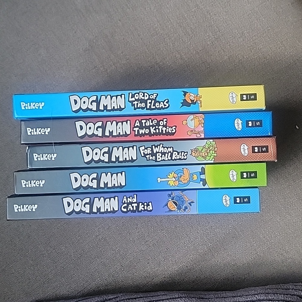 5 Dog Man books for kids